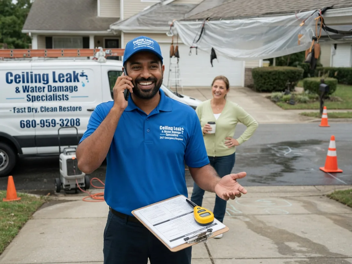 Ceiling Leak Cleanup Happy Camp, CA FAQs